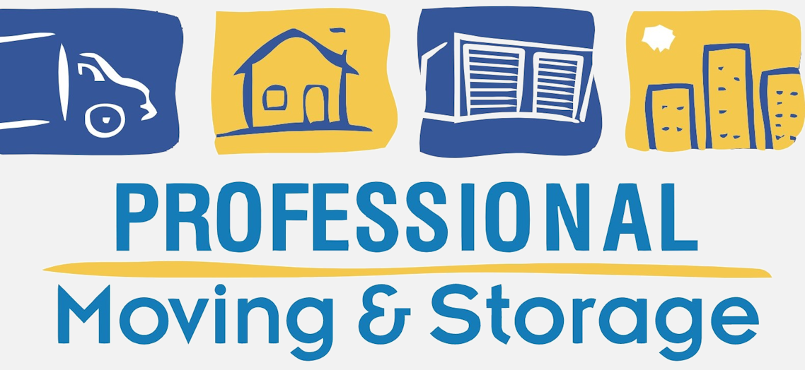 professional moving and storage logo